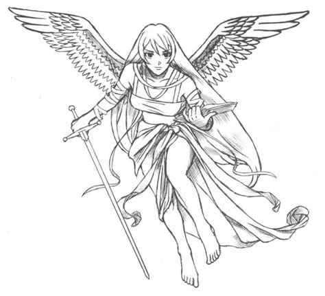 gudu ngiseng blog: Tattoo Sketch Angel