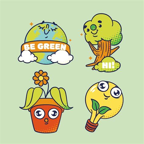 Premium Vector Hand Drawn Elements Collection For Earth Day Celebration