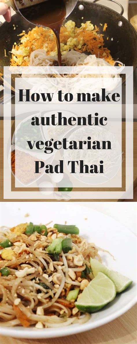 How To Make Vegetarian Pad Thai Step By Step Blue And Hazel