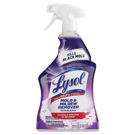 Lysol Trigger Spray Bottle Oz Container Size Mold Mildew Remover