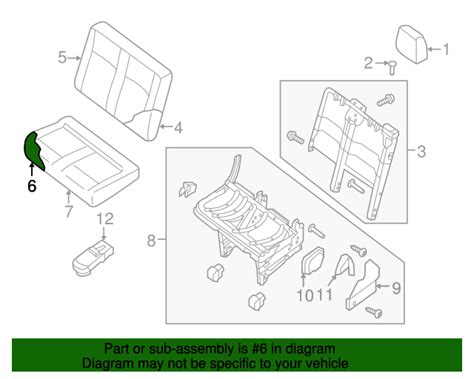 Nissan Seat Cushion Pad Pc A Tascaparts