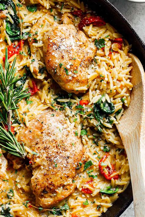 Tuscan Chicken And Orzo Easy Chicken Recipes