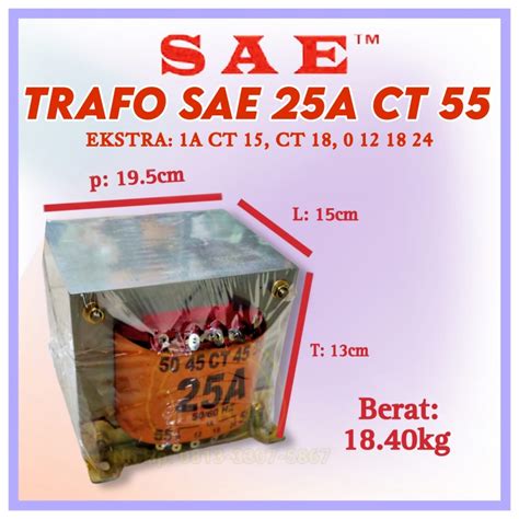 Jual Trafo Transformer Sae A Ct Murni Travo Sae Amper Ct V