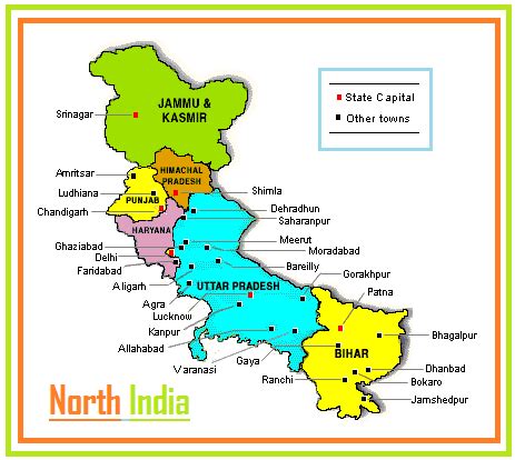 Hill Stations In North India Map - Ebonee Magdalene