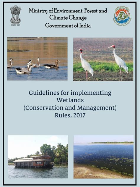 Guidelinesimplementation Of Wetland Conservation And Management Rules