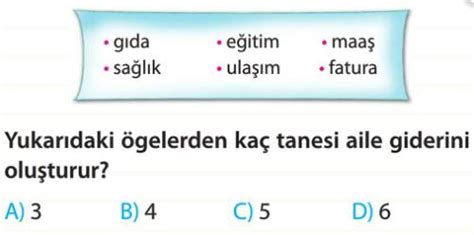 Ayağımızı Yorganımıza Göre Uzatalım Test Çöz 4 Sınıf Sosyal Bilgiler