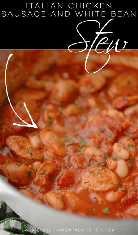 Italian Chicken Sausage And White Bean Stew