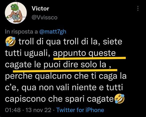 Matteo Galante on Twitter Vi presento Victor lui è un troll ed