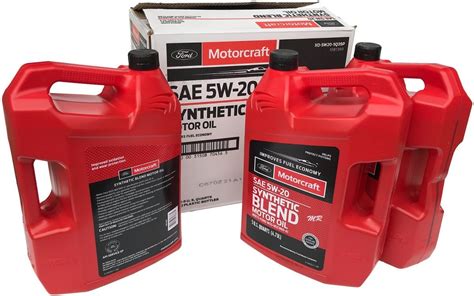 Karton Oleju Silnikowego Motorcraft W Synthetic Blend Motor Oil Ford