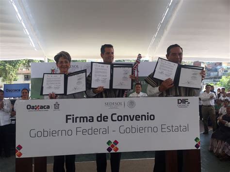 El CONADIS Y El Gobierno Del Estado De Oaxaca Firman Un Convenio De