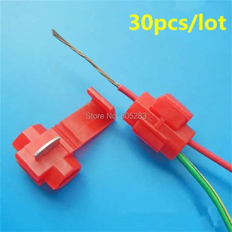 30pcs Quick Connect Cable Terminal Splice Flexible Cable Splitter