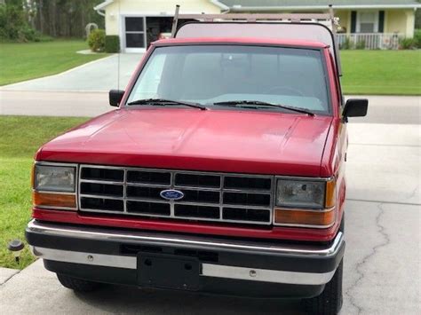 1991 Manual Stick Shift Ford Ranger Xlt With 3 Lock Door Shell Camper 5