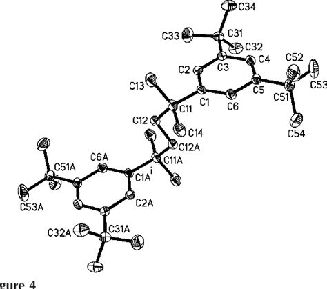 Figure 1 From Thermal Motion Of Tert Butyl Groups Iii Tert Butyl Substituents In Aromatic