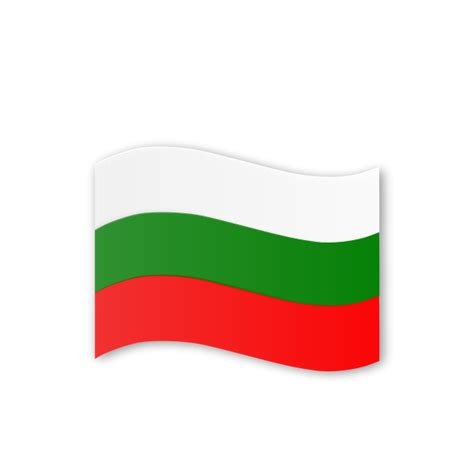 Bulgarian Flag Wavy Free Svg