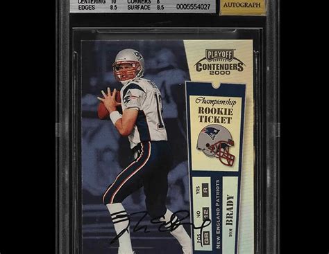 Tom Brady rookie card to sell for $200K plus | fivecardguys