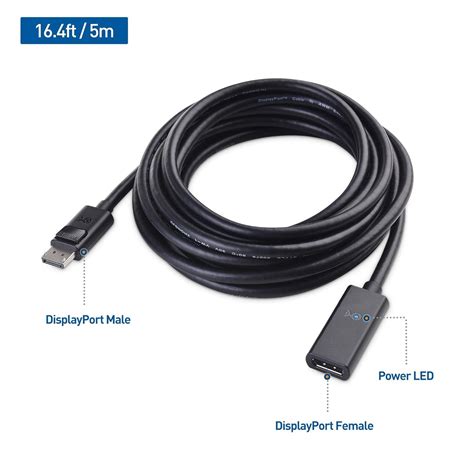 Cable Matters Unidirectional 32 4Gbps Active DisplayPort Extension