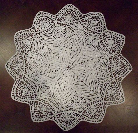 Ravelry Ribbed Star Doily Pattern By Richard Sechriest