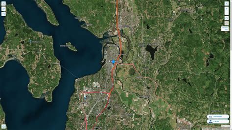 Everett, Washington Map