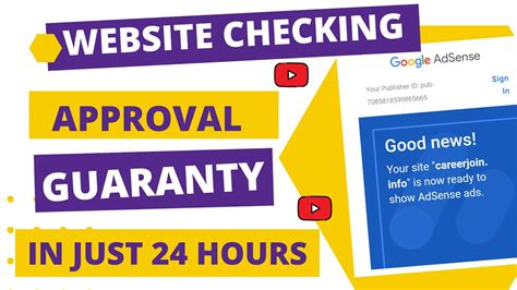 Website Checking For Adsense Approval In Hours Pro Earning Info