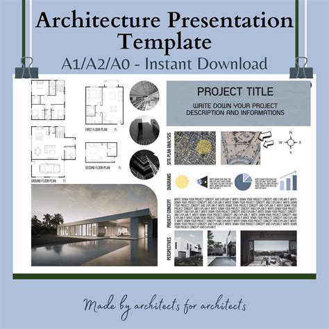 Architecture Presentation Template Architecture Project Board Editable ...