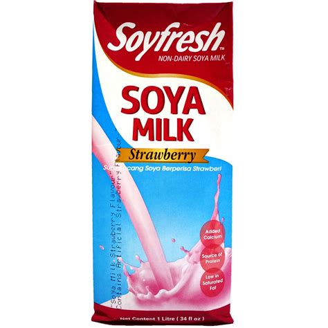 Soyfresh Soya Milk Strawberry 1l Carton Grocery