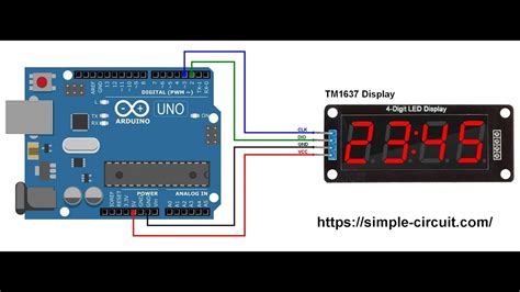 Interfacing TM1637 7 Segment Display Module With Arduino YouTube