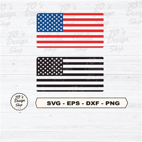 USA Flag Clipart American Flag SVG Patriotic Svg - Etsy