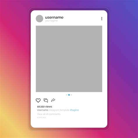 Instagram Post Mockup Wektory I Ilustracje Do Darmowego Pobrania Freepik