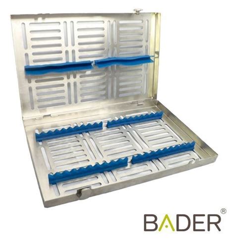 CAJA CASSETTE ESTERILIZACION 20 INSTRUMENTOS BADER 11 000 DJL