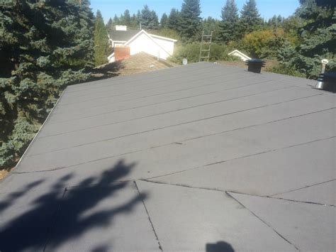 Residential New Low Slope Roof Installed in Edmonton