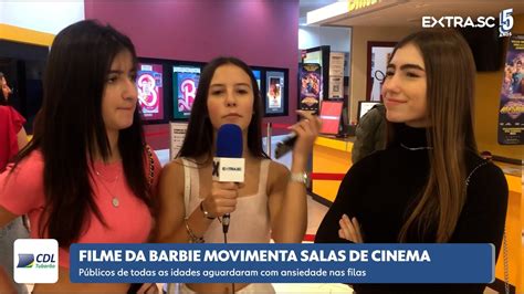 Estreia Do Filme Da Barbie Movimenta Salas De Cinema Youtube