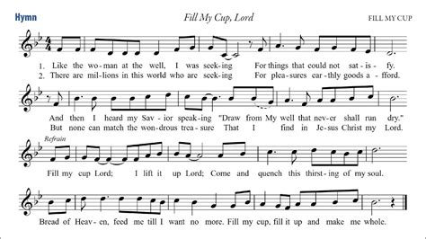 092621 Hymn Fill My Cup Lord Fill My Cup Youtube