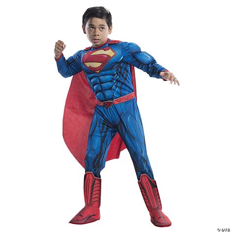 Boy's Photo Real Deluxe Muscle Chest Superman Costume | Oriental Trading