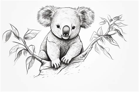 How To Draw A Koala Yonderoo