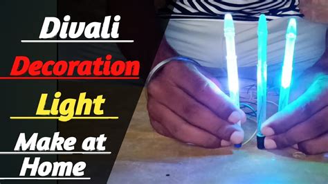 How To Make Divali Decoration Light RGB Light At Home Decoration