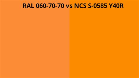 Ral 060 70 70 Vs Ncs S 0585 Y40r Ral Colour Chart Uk