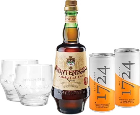 Montenegro Tonic Set Montenegro Amaro Italiano Likör 0 7L 23 Vol