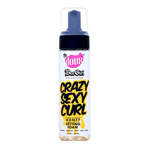 The Doux Bee Girl Crazy Sexy Curl Honey Setting Foam 7 Oz