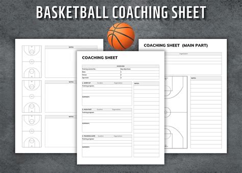 Basketball Coaching Sheet, Basketball Practice Plan, Basketball Game ...