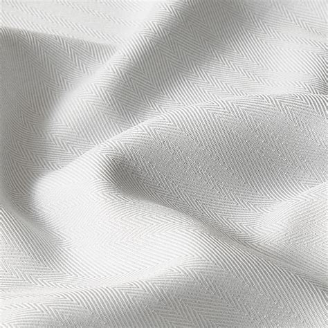 Blackout Fabric Herringbone White Polyester Fabricsfavorable Buying