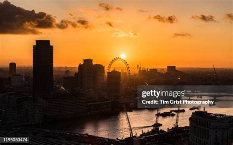 London Eye At Sunset Photos and Premium High Res Pictures - Getty Images