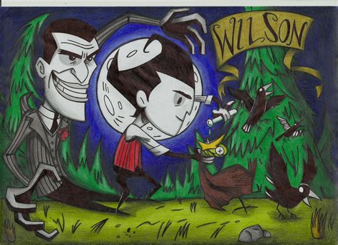 Wilson and Maxwell!!! (don't starve) by stefano-roca on DeviantArt