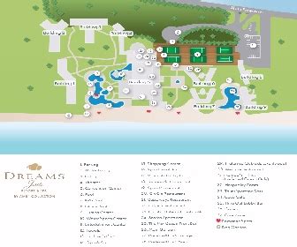 Resort Map | Dreams Jade Resort & Spa | Riviera Maya, Mexico