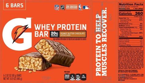 Gatorade Protein Bars Nutrition Facts - Cool Product Evaluations, Promotions, and acquiring Help ...