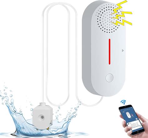 Cuteefun Rilevatore Perdite Acqua Sensore Livello Acqua Allarme WiFi