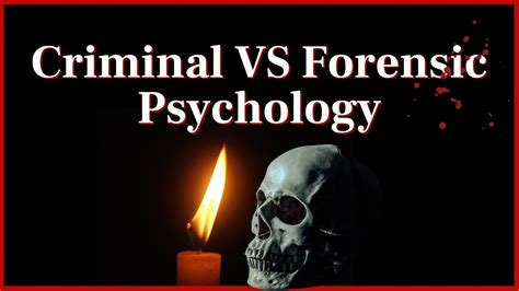 What Is A Criminal Psychologist Criminal Vs Forensic Psychology Explained Youtube