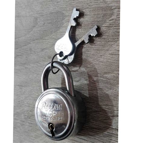 Reema With Key SS Round Door Padlock Padlock Size 40 Mm At Rs 70