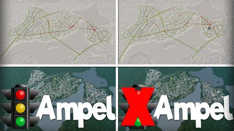 Test Verkehrsfluss In Cities Skylines Mit Oder Ohne Ampeln Bauen