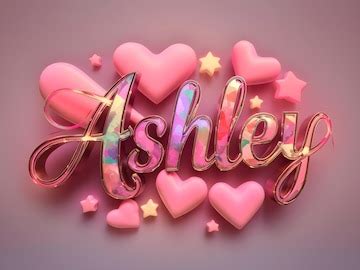 Premium Vector | Ashley Name Logo Design Background Ashley Name ...