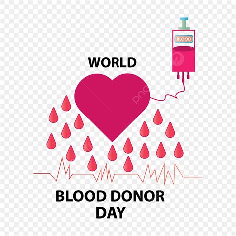 World Blood Donor Vector Art Png World Blood Donor Day With Red Drops